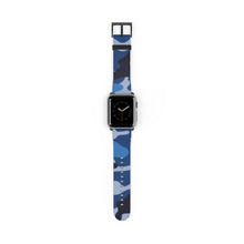 Load image into Gallery viewer, Blue Camo Apple Watch Band