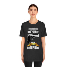 Load image into Gallery viewer, Owning A Gun Unisex Tee