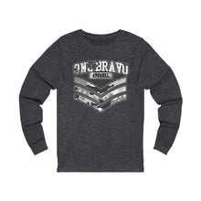Load image into Gallery viewer, One Bravo Sgt. Snow Camo Logo Unisex Long Sleeve Tee