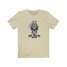 Load image into Gallery viewer, One Bravo Skull Grenade Unisex Tee
