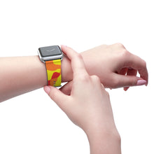 Load image into Gallery viewer, Red & Yellow Camo Apple Watch Band