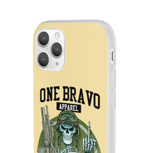 Load image into Gallery viewer, One Bravo Skeleton Middle Finger Flexi Phone Case