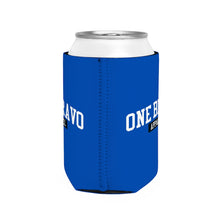 Load image into Gallery viewer, Blue Can Cooler Sleeve/ White One Bravo Logo