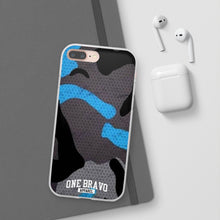 Load image into Gallery viewer, One Bravo Blue Camo Flexi Phone Case