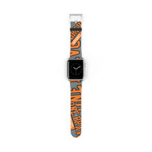Load image into Gallery viewer, Orange One Bravo Logo Apple Watch Band