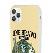 Load image into Gallery viewer, One Bravo Skeleton Middle Finger Flexi Phone Case