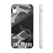 Load image into Gallery viewer, One Bravo Black Camo Flexi Phone Case