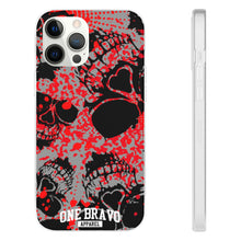 Load image into Gallery viewer, One Bravo Skull Flexi Phone Case