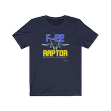 Load image into Gallery viewer, F-22 Raptor Aircraft Unisex Tee