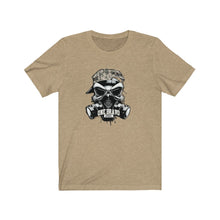 Load image into Gallery viewer, Skull w/Gas Mask Unisex Jersey Short Sleeve Tee