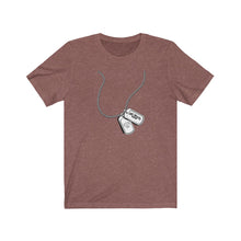 Load image into Gallery viewer, One Bravo Dog Tag Unisex Tee