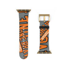 Load image into Gallery viewer, Orange One Bravo Logo Apple Watch Band