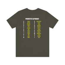Load image into Gallery viewer, Phonetic Alphabet Unisex Tee