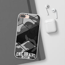 Load image into Gallery viewer, One Bravo Black Camo Flexi Phone Case