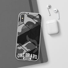 Load image into Gallery viewer, One Bravo Black Camo Flexi Phone Case