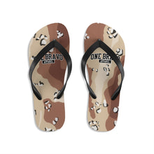 Load image into Gallery viewer, One Bravo Camo Unisex Flip-Flops