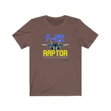 Load image into Gallery viewer, F-22 Raptor Aircraft Unisex Tee