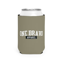Load image into Gallery viewer, Digital Camo Clay Can Cooler Sleeve/ White One Bravo Logo