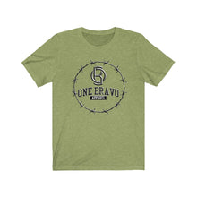 Load image into Gallery viewer, One Bravo Barbed Wire Logo Unisex Tee