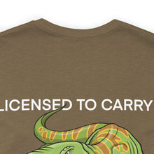Load image into Gallery viewer, Licensed To Carry Small Arms Unisex Tee