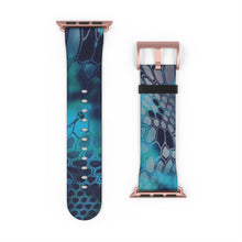 Load image into Gallery viewer, Blue Kryptek Camo Apple Watch Band