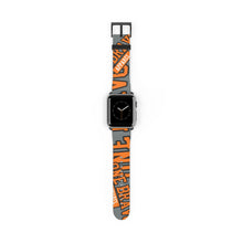 Load image into Gallery viewer, Orange One Bravo Logo Apple Watch Band