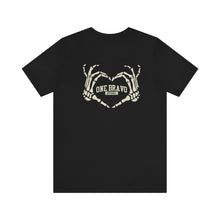 Load image into Gallery viewer, Skeleton Hand Heart Unisex Tee