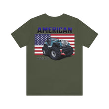 Load image into Gallery viewer, Jeep American Flag Unisex Tee
