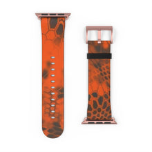 Load image into Gallery viewer, Orange Kryptek Camo Apple Watch Band