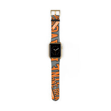 Load image into Gallery viewer, Orange One Bravo Logo Apple Watch Band