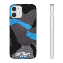 Load image into Gallery viewer, One Bravo Blue Camo Flexi Phone Case