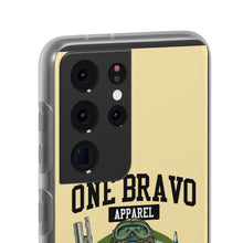 Load image into Gallery viewer, One Bravo Skeleton Middle Finger Flexi Phone Case