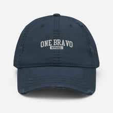 Load image into Gallery viewer, One Bravo Embroidered Distressed Hat