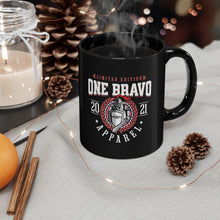 Load image into Gallery viewer, One Bravo Limited Edition #5 Ceramic Black Mug