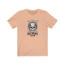 Load image into Gallery viewer, One Bravo Skull and Cross Bone Unisex Tee