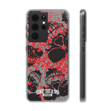 Load image into Gallery viewer, One Bravo Skull Flexi Phone Case