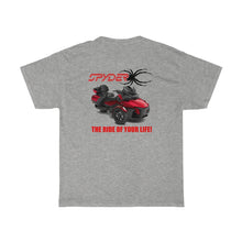 Load image into Gallery viewer, The Ride Of Your Life Spyder Ryder Unisex Tee