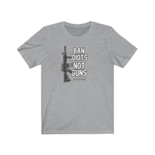 Load image into Gallery viewer, Ban Idiots Not Guns Unisex Tee