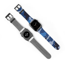 Load image into Gallery viewer, Blue Camo Apple Watch Band
