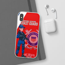 Load image into Gallery viewer, United States Coast Guard Flexi Phone Case