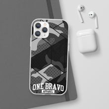 Load image into Gallery viewer, One Bravo Black Camo Flexi Phone Case
