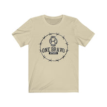 Load image into Gallery viewer, One Bravo Barbed Wire Logo Unisex Tee