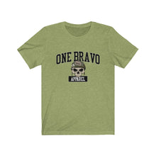 Load image into Gallery viewer, One Bravo Skull Unisex Jersey Short Sleeve Tee