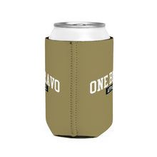 Load image into Gallery viewer, Olive Drab Can Cooler Sleeve/ White One Bravo Logo
