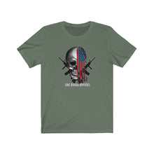 Load image into Gallery viewer, Skull and Flag Unisex Tee