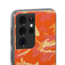Load image into Gallery viewer, One Bravo Orange Camo Flexi Phone Case