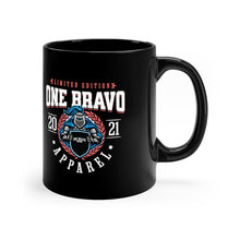 Load image into Gallery viewer, One Bravo Limited Edition #3 Ceramic Black Mug