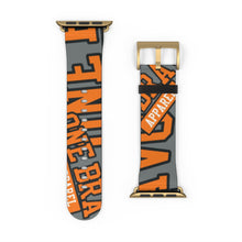 Load image into Gallery viewer, Orange One Bravo Logo Apple Watch Band