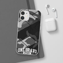 Load image into Gallery viewer, One Bravo Black Camo Flexi Phone Case
