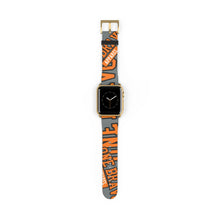 Load image into Gallery viewer, Orange One Bravo Logo Apple Watch Band
